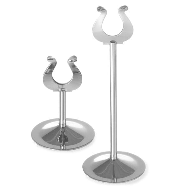 Stojak podstawka na kartę MENU stal nierdzewna wys. 200mm - Hendi 665510 1 665503 2