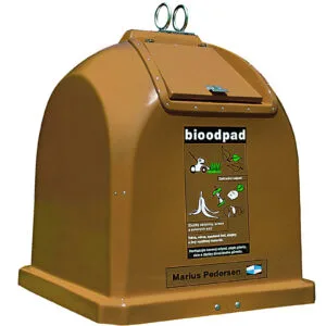 Kontener pojemnik laminatowy na odpady śmieci BIO odpadki spożywcze - brązowy 1.1 m3 7 Kontener pojemnik laminatowy na odpady śmieci BIO odpadki spożywcze - brązowy 1.1 m3 - obrazek 1