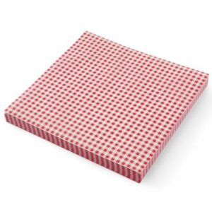 Papier pergaminowy do przekąsek frytek nadruk KRATKA 500 szt. 306x305 mm - Hendi 678176 6 Papier pergaminowy do przekąsek frytek nadruk KRATKA 500 szt. 306x305 mm - Hendi 678176 - obrazek 2