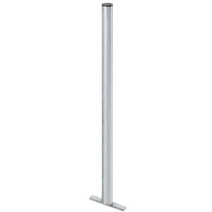 Słupek stalowy ocynkowany do kosza ulicznego na śmieci 60x1200mm 2 Słupek stalowy ocynkowany do kosza ulicznego na śmieci 60x1200mm - obrazek 1