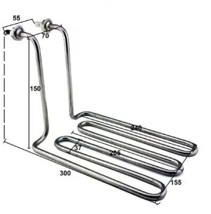 Grzałka do frytownic 10l Royal Catering 3200W 230V 5 Grzałka do frytownic 10l Royal Catering 3200W 230V - obrazek 3