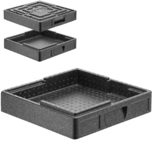 Pojemnik cateringowy termiczny do przewożenia żywności SALTO wew. 35x35x4.5cm 5L 5 Pojemnik cateringowy termiczny do przewożenia żywności SALTO wew. 35x35x4.5cm 5L - obrazek 1