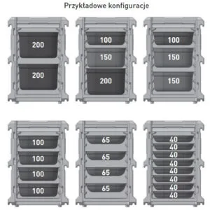 Pojemnik termoizolacyjny termos cateringowy EEP 8 x tace lub pojemniki GN1/1 100L - Hendi 707999 5 Pojemnik termoizolacyjny termos cateringowy EEP 8 x tace lub pojemniki GN1/1 100L - Hendi 707999 - obrazek 2