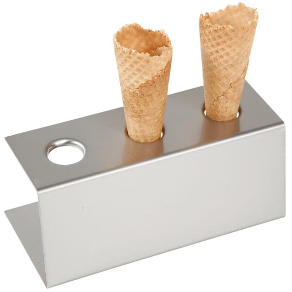 Stojak do lodów ze stali nierdzewnej na 3 wafle - Hendi 755730 1 755730 2