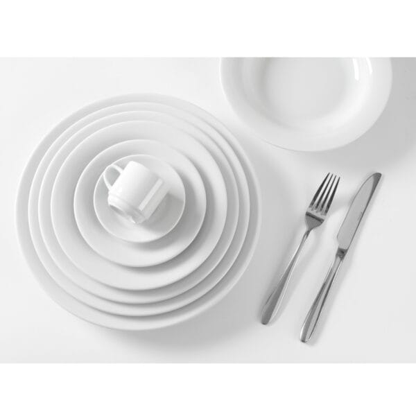 Talerz płytki OPTIMA biała porcelana śr. 160mm zestaw 12szt. - Hendi 770849 1 770863 2