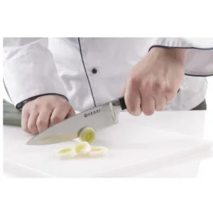 Profesjonalny nóż kucharski szefa kuchni kuty ze stali Kitchen Line 200 mm - Hendi 781319 3 Profesjonalny nóż kucharski szefa kuchni kuty ze stali Kitchen Line 200 mm - Hendi 781319 - obrazek 2