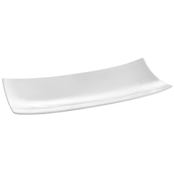 785553-polmisek-dekoracyjny-prostokatny-taca-barka-352x146mm-biala-porcelana-hendi-785553 785553 polmisek dekoracyjny prostokatny taca barka 352x146mm biala porcelana hendi 785553