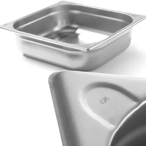 Pojemnik GN 2/3 stalowy Kitchen Line wys. 100 mm - Hendi 806234 5 Pojemnik GN 2/3 stalowy Kitchen Line wys. 100 mm - Hendi 806234 - obrazek 1