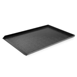Blacha piekarnicza cukiernicza perforowana wypiekowa 60x40cm 3 ranty teflonowa - Hendi 808221 1 Blacha piekarnicza cukiernicza perforowana wypiekowa 60x40cm 3 ranty teflonowa - Hendi 808221 - obrazek 1