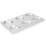 808740 taca aluminiowa gn 11 z formami okregami 125mm 530x325mm hendi 808740 hurtownia sklep cena tanio