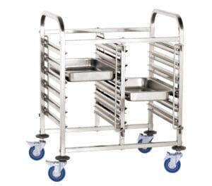 Wózek do transportu pojemników podwójny 12 x GN 1/1 - Hendi 810569 - obrazek 1