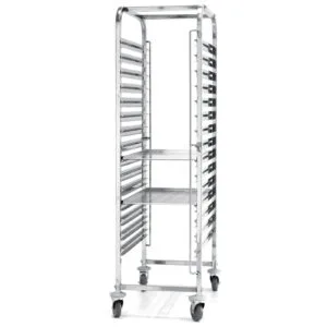 Wózek stalowy do transportu tac blach pojemników 15 x GN1/1 - Hendi 810613 12 Wózek stalowy do transportu tac blach pojemników 15 x GN1/1 - Hendi 810613 - obrazek 6