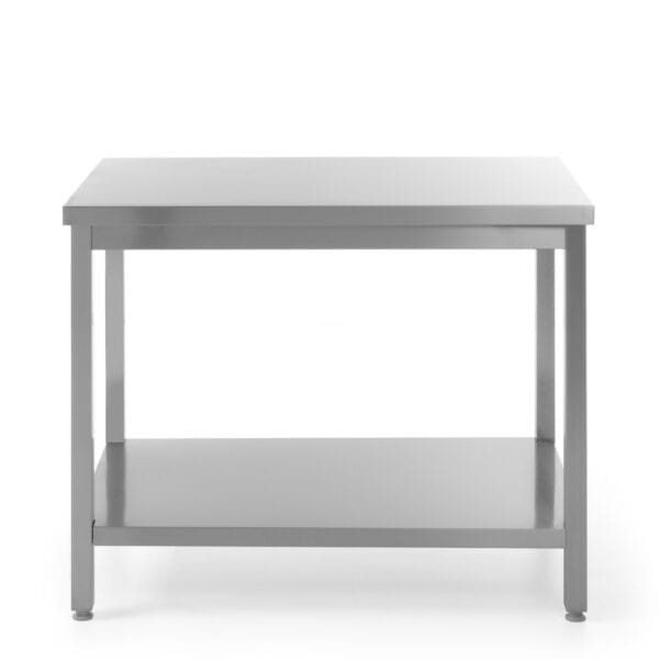 Stół roboczy centralny z półką - skręcany 1000 x 600cm Hendi 811511 1 811511 2