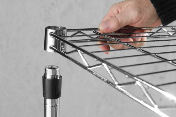 Regał magazynowy składany regulowane półki z drutu - 5 półkowy - Hendi 812204 6 812204 6