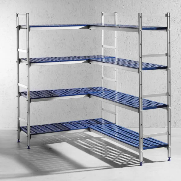 Regał magazynowy gastronomiczny do kuchni aluminiowy na pojemniki GN1/1 szer. 112cm 1 812273 2