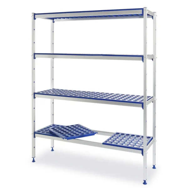 Regał magazynowy gastronomiczny do kuchni aluminiowy na pojemniki GN1/1 szer. 112cm 2 812273 3