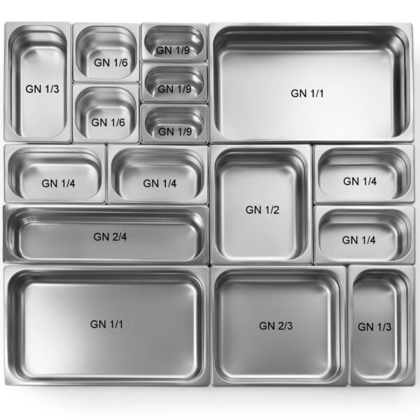 Pojemnik gastronomiczny do pieców GN 1/2 wys. 40 mm - Hendi 816073 1 816073 1