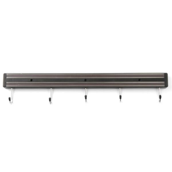 Listwa magnetyczna na noże z haczykami dł. 450 mm - Hendi 820308 2 820308 hendi listwa magnetyczna na noze z haczykami dl 450 mm hurtownia sklep cena tanio