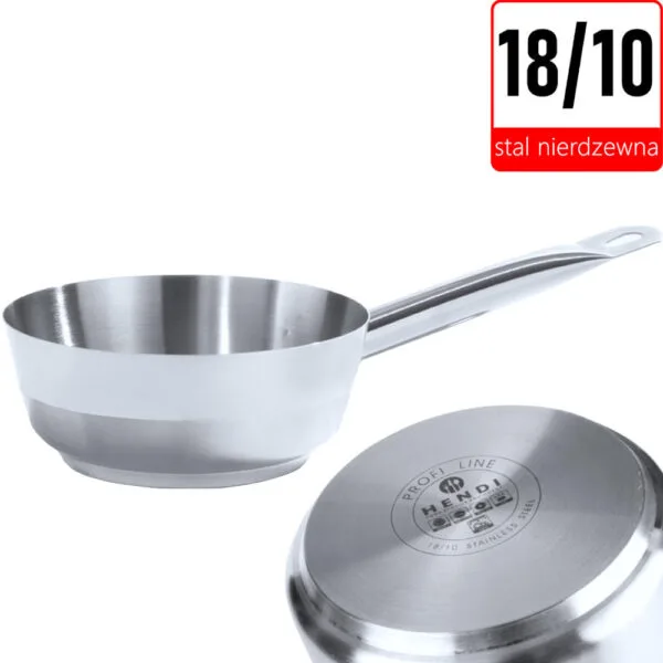 Rondel do smażenia Profi Line bez pokrywki 1,5 l śr. 200 mm - Hendi 830376 1 830352 hendi rondel do smazenia profi line bez pokrywki 09 l sr 160 mm sklep cena tanio