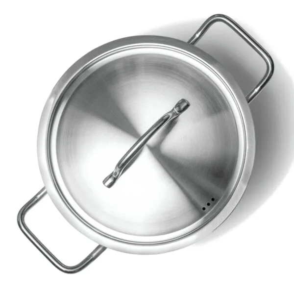 Garnek wysoki Profi Line z pokrywką dno Sandwich 24 l śr. 320 x 300 h - Hendi 832608 6 832004 13