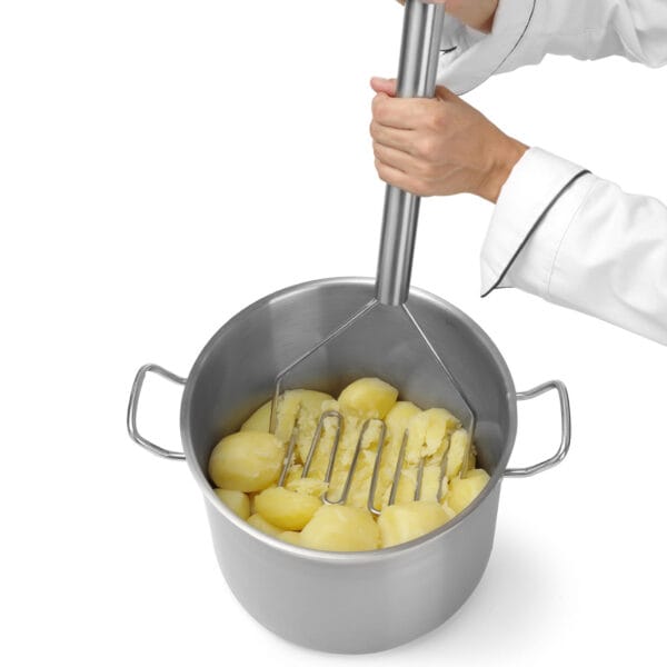 Garnek wysoki Profi Line z pokrywką dno Sandwich 37 l śr. 360 x 360 h - Hendi 832707 7 832004 14