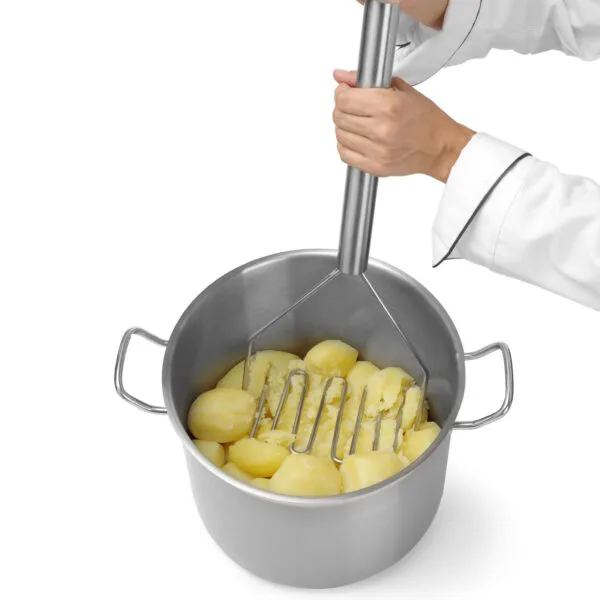 Garnek wysoki Profi Line z pokrywką dno Sandwich 24 l śr. 320 x 300 h - Hendi 832608 7 832004 14