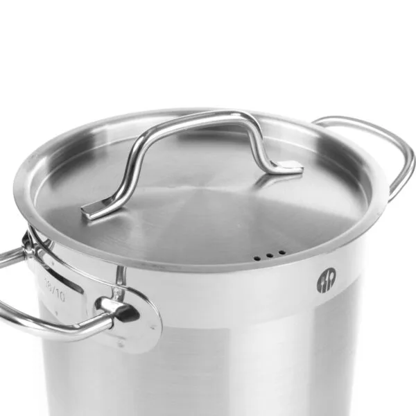 Garnek wysoki Profi Line z pokrywką dno Sandwich 24 l śr. 320 x 300 h - Hendi 832608 3 832004 9