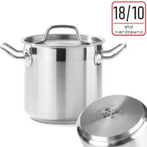 Garnek wysoki Profi Line z pokrywką dno Sandwich 37 l śr. 360 x 360 h - Hendi 832707 12 Garnek wysoki Profi Line z pokrywką dno Sandwich 37 l śr. 360 x 360 h - Hendi 832707 - obrazek 3