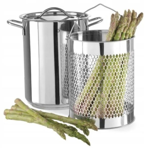 Garnek do szparagów makaronu z wkładem pokrywką XL 5.5 l - Hendi 833100 2 833100 2