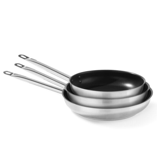 Patelnia nieprzywierająca Profi Line bez pokrywki 3.6 l śr. 280 mm - Hendi 835500 1 835500 2