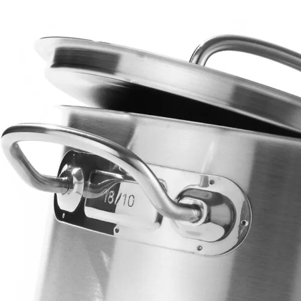 Garnek niski Kitchen Line z pokrywką 5 l śr. 240 x 115 h - Hendi 836026 2 836019 12