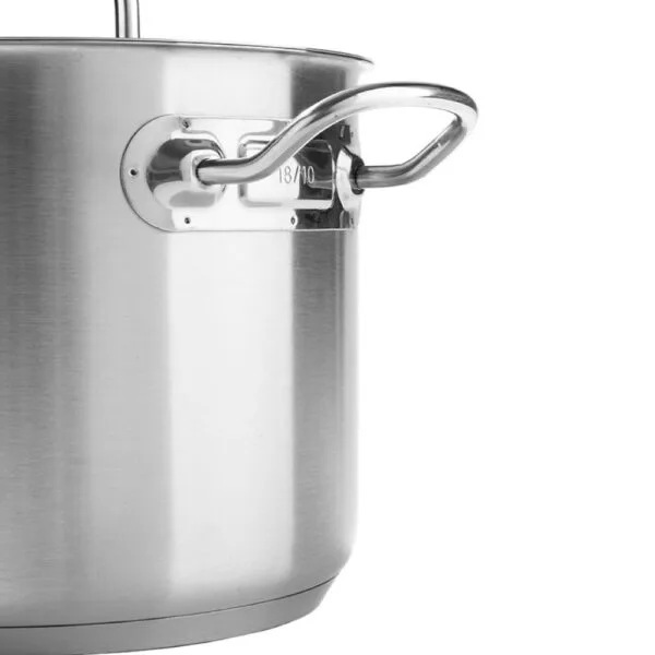 Garnek niski Kitchen Line z pokrywką 5 l śr. 240 x 115 h - Hendi 836026 4 836019 14
