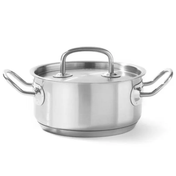Garnek niski Kitchen Line z pokrywką 5 l śr. 240 x 115 h - Hendi 836026 1 836026 hendi garnek niski kitchen line z pokrywka 5 l sr 240x115 h hurtownia sklep cena tanio