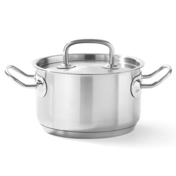 Garnek średni Kitchen Line z pokrywką 3,5 l śr. 200 x 115 h - Hendi 836200 1 836200 hendi garnek sredni kitchen line z pokrywka 35 l sr 200x115 h hurtownia sklep cena tanio