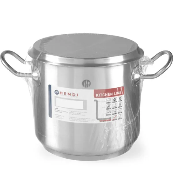 Garnek wysoki Kitchen Line z pokrywką 9 l śr. 240 x 200 h - Hendi 837306 2 837207 17 hendi kitchen line