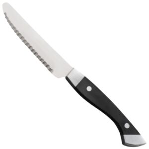 Nóż do steków z ząbkami nierdzewny uchwyt z tworzywa POM dł. 130 mm - Hendi 841082 1 Nóż do steków z ząbkami nierdzewny uchwyt z tworzywa POM dł. 130 mm - Hendi 841082 - obrazek 1