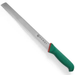 Nóż do chleba i pieczywa ząbkowany Green Line dł. 380mm - Hendi 843888 - obrazek 1