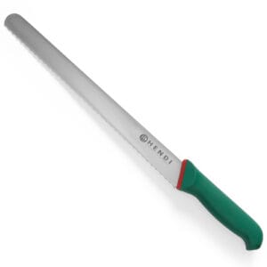 Nóż do chleba i pieczywa ząbkowany Green Line dł. 415mm - Hendi 843895 1 Nóż do chleba i pieczywa ząbkowany Green Line dł. 415mm - Hendi 843895 - obrazek 1