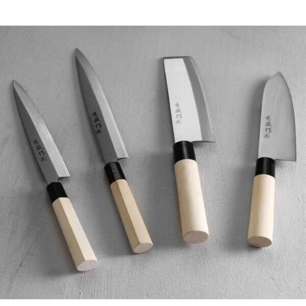 Nóż japoński SASHIMI z drewnianą rączką 210 mm - Hendi 845059 1 845059 2
