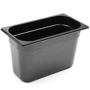 Pojemnik gastronomiczny GN 1/3 z czarnego poliwęglanu 325x176x200mm 7.8L Hendi 862506 - obrazek 1
