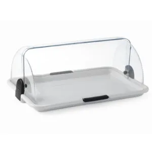 Witrynka do ekspozycji potraw z pokrywą RollTop pojedyncza - Hendi 871706 2 Witrynka do ekspozycji potraw z pokrywą RollTop pojedyncza - Hendi 871706 - obrazek 1
