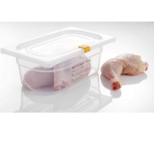 Klipsy do pojemników GN HACCP z polipropylenu Żółte - Hendi 880685 - obrazek 4