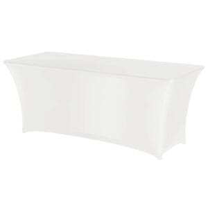 Obrus prostokątny bez prasowania 183x760cm tkanina Jersey biały - Hendi 814420 1 Obrus prostokątny bez prasowania 183x760cm tkanina Jersey biały - Hendi 814420 - obrazek 1