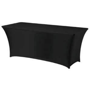 Obrus prostokątny bez prasowania 150x760cm tkanina Jersey czarny - Hendi 814406 1 Obrus prostokątny bez prasowania 150x760cm tkanina Jersey czarny - Hendi 814406 - obrazek 1
