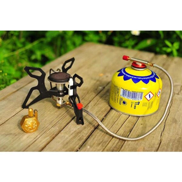Kuchenka turystyczna z podgrzewaczem gazu i piezozapalnikiem SPIDER PRO 3kW 2 kp17001 11