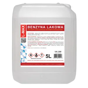 Benzyna lakowa rozcieńczalnik rozpuszczalnik do farb i lakierów L-MAX 5L 2 Benzyna lakowa rozcieńczalnik rozpuszczalnik do farb i lakierów L-MAX 5L - obrazek 1