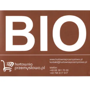 Naklejka nalepka BIO na kosz śmietnik kubeł kontener na bioodpady odpady spożywcze 3 Naklejka nalepka BIO na kosz śmietnik kubeł kontener na bioodpady odpady spożywcze - obrazek 1
