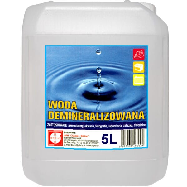 woda-demineralizowana-destylowana-5l woda demineralizowana destylowana 5l